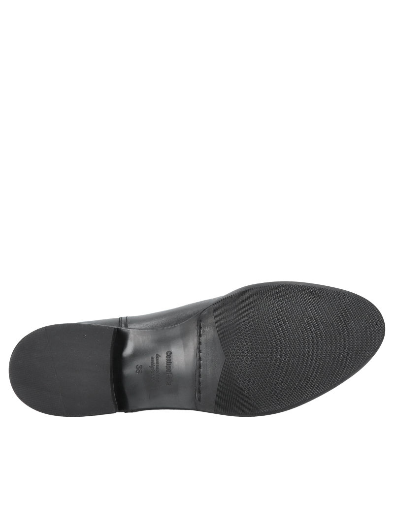 Women's leather ankle boots with wide uppers, Konopka shoes