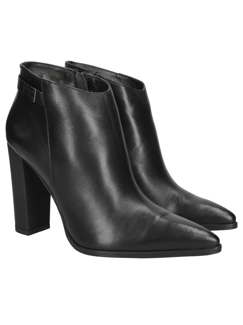 Women's high-heeled pointed-toe ankle boots, Polish footwear manufacturer Conhpol