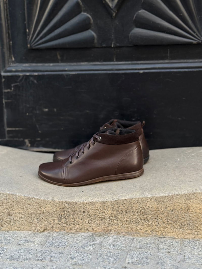 Men's winter shoes, insulated men's winter boots, Conhpol lace-up boots