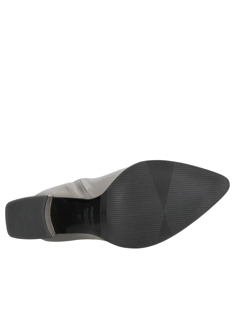 Women's block heel ankle boots, autumn ankle boots made of natural leather, Polish manufacturer Conhpol, Konopka Shoes