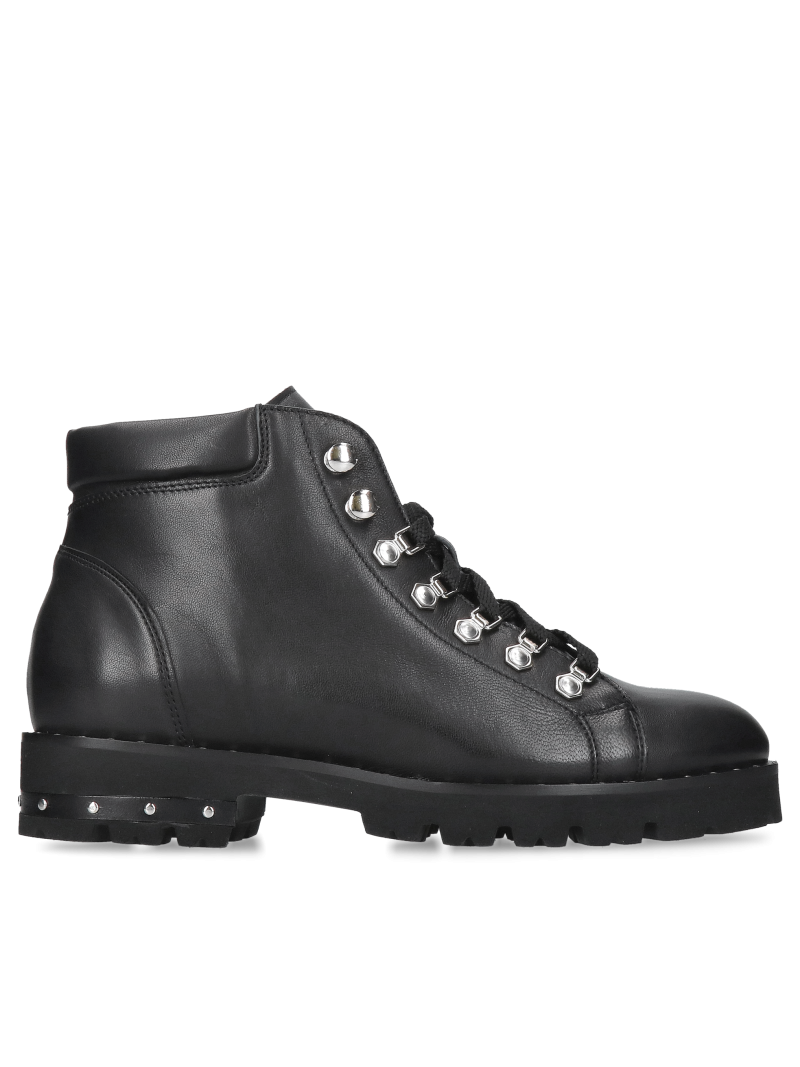 Ankle boots with decorative soles, lightweight and comfortable winter shoes, Polish leather shoes