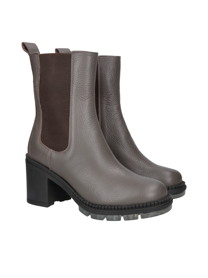 Fashionable women's ankle boots with a sturdy sole, women's jodhpur boots