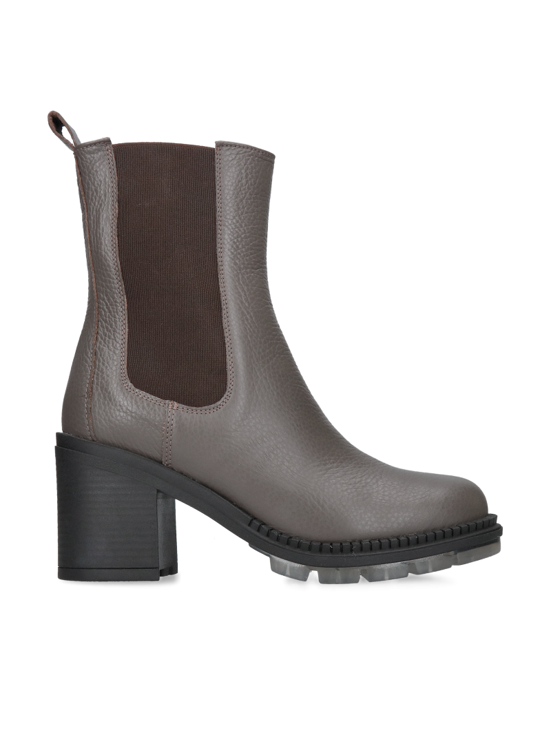 Fashionable women's ankle boots with a sturdy sole, women's jodhpur boots