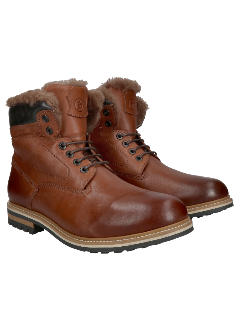 Men's winter boots, Conhpol natural fur boots, men's warm winter boots, men's sneakers