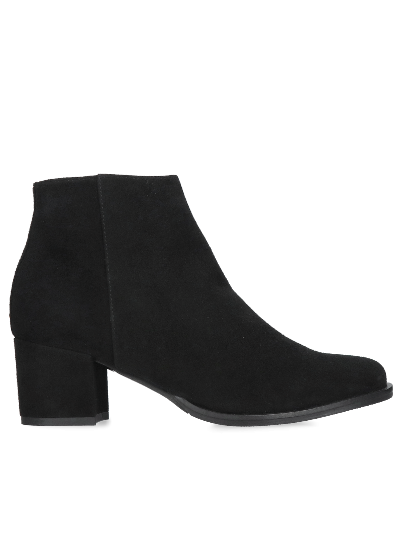 Women's suede ankle boots - high quality craftsmanship
