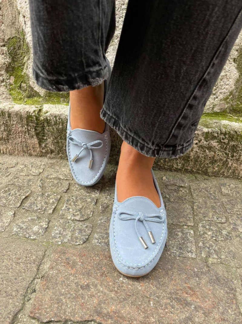 Lightweight suede moccasins - ideal for long walks