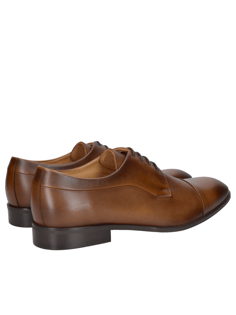 Elegant brown shoes for a suit, classic and high quality