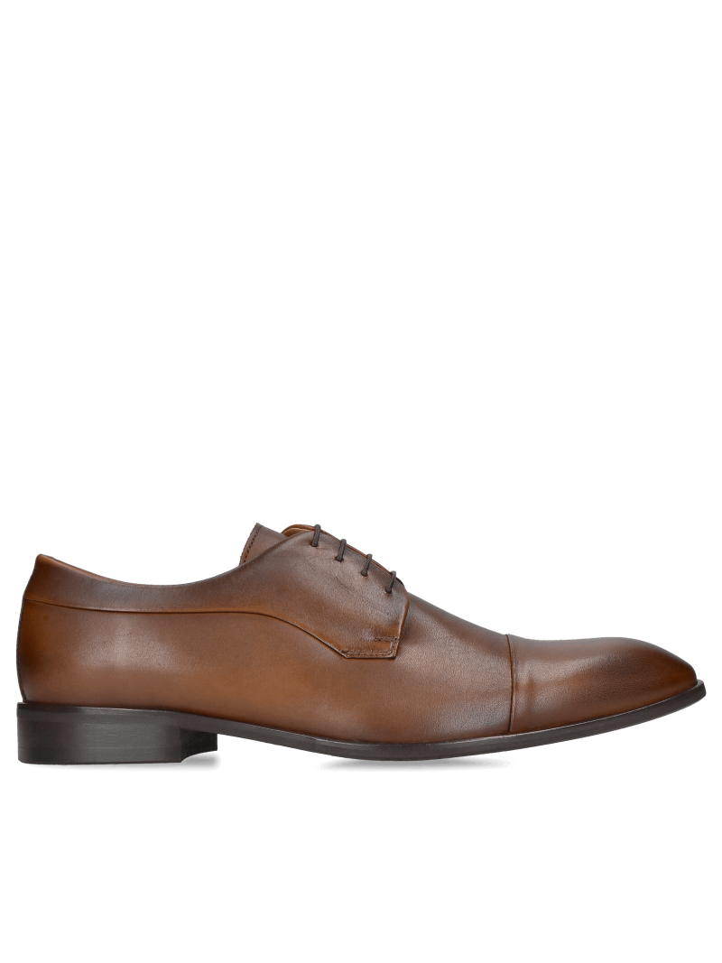 Elegant brown shoes for a suit, classic and high quality