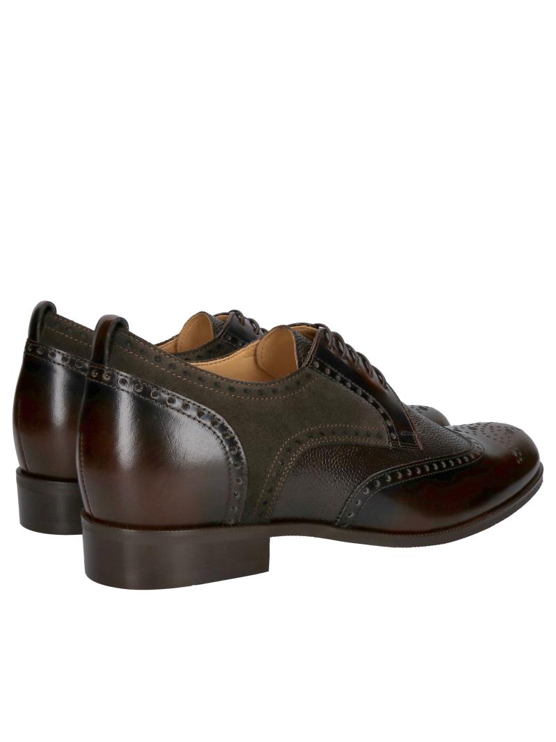 Men's height-increasing shoes, men's height-increasing low shoes, Polish leather shoe manufacturer, Konopka Shoes