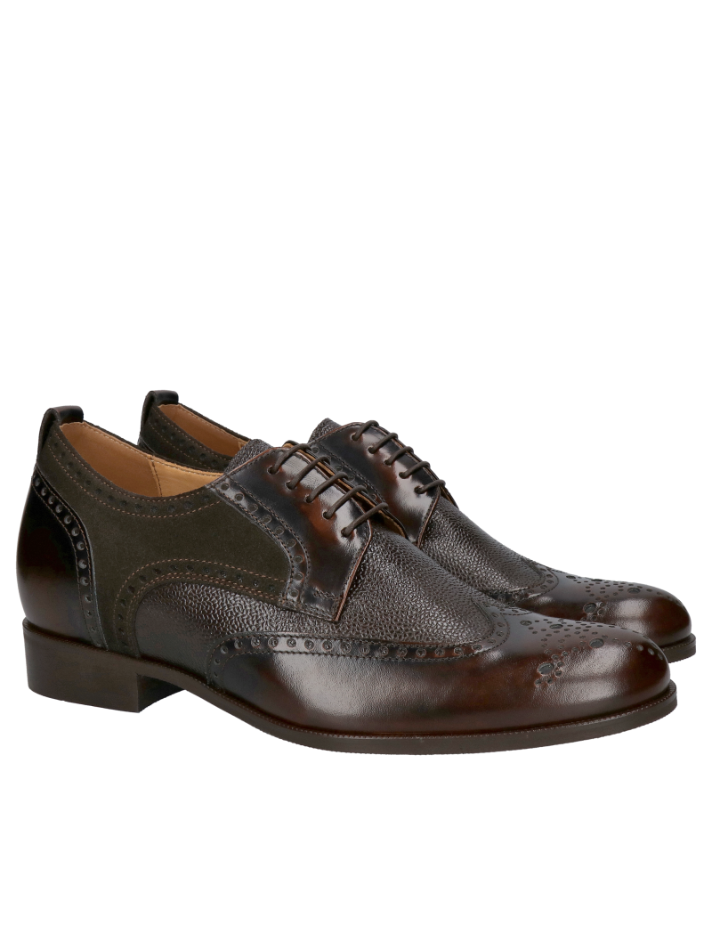 Men's height-increasing shoes, men's height-increasing low shoes, Polish leather shoe manufacturer, Konopka Shoes