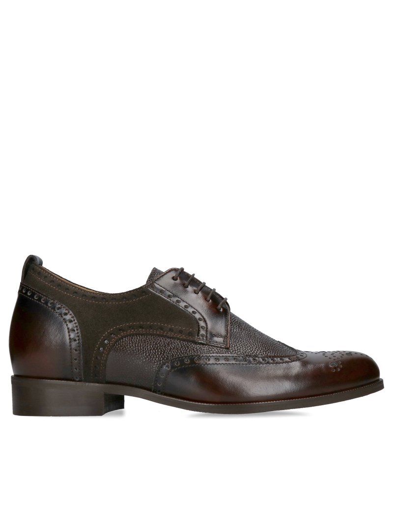 Men's height-increasing shoes, men's height-increasing low shoes, Polish leather shoe manufacturer, Konopka Shoes