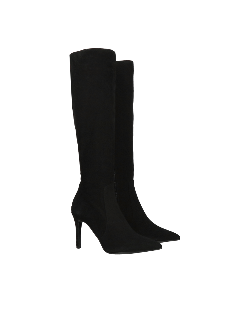 Elegant women's high-heeled boots, style and quality, Konopka Shoes