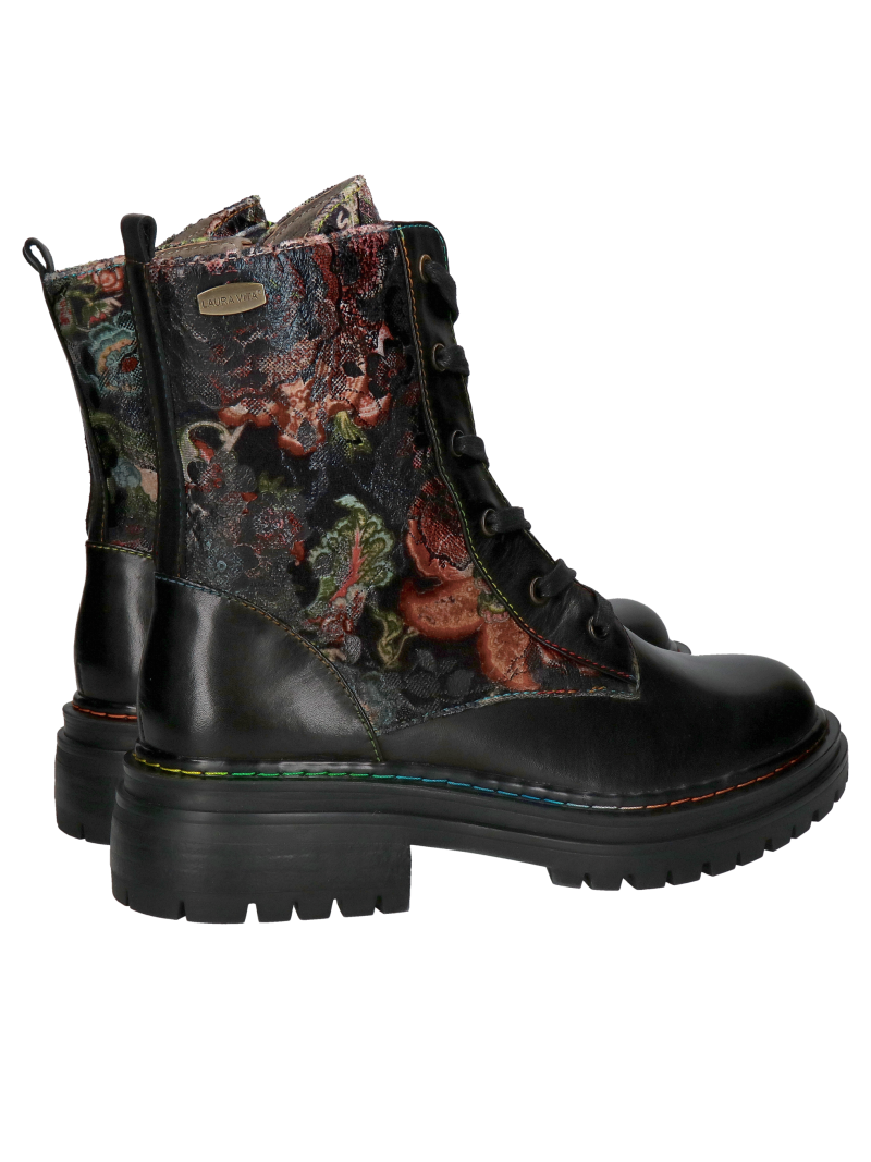 Women's ankle boots with thick soles trimmed with colorful thread, comfortable and original