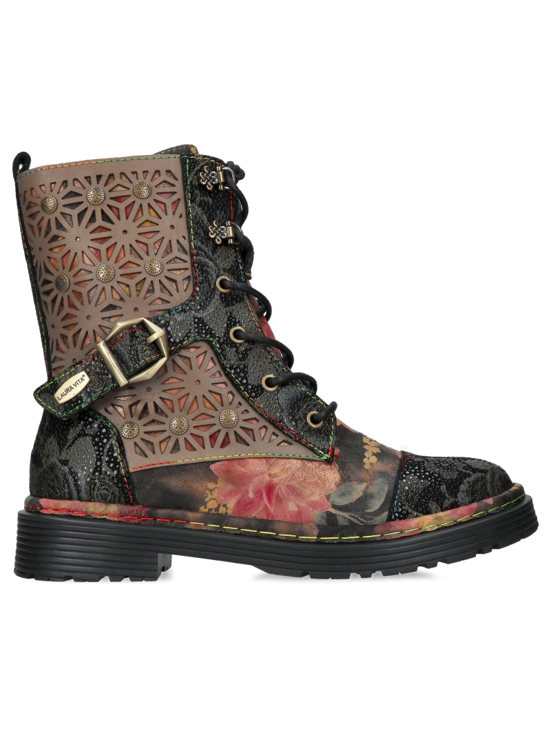 Women's leather hiking boots, uninsulated autumn/winter shoes, Konopka shoes