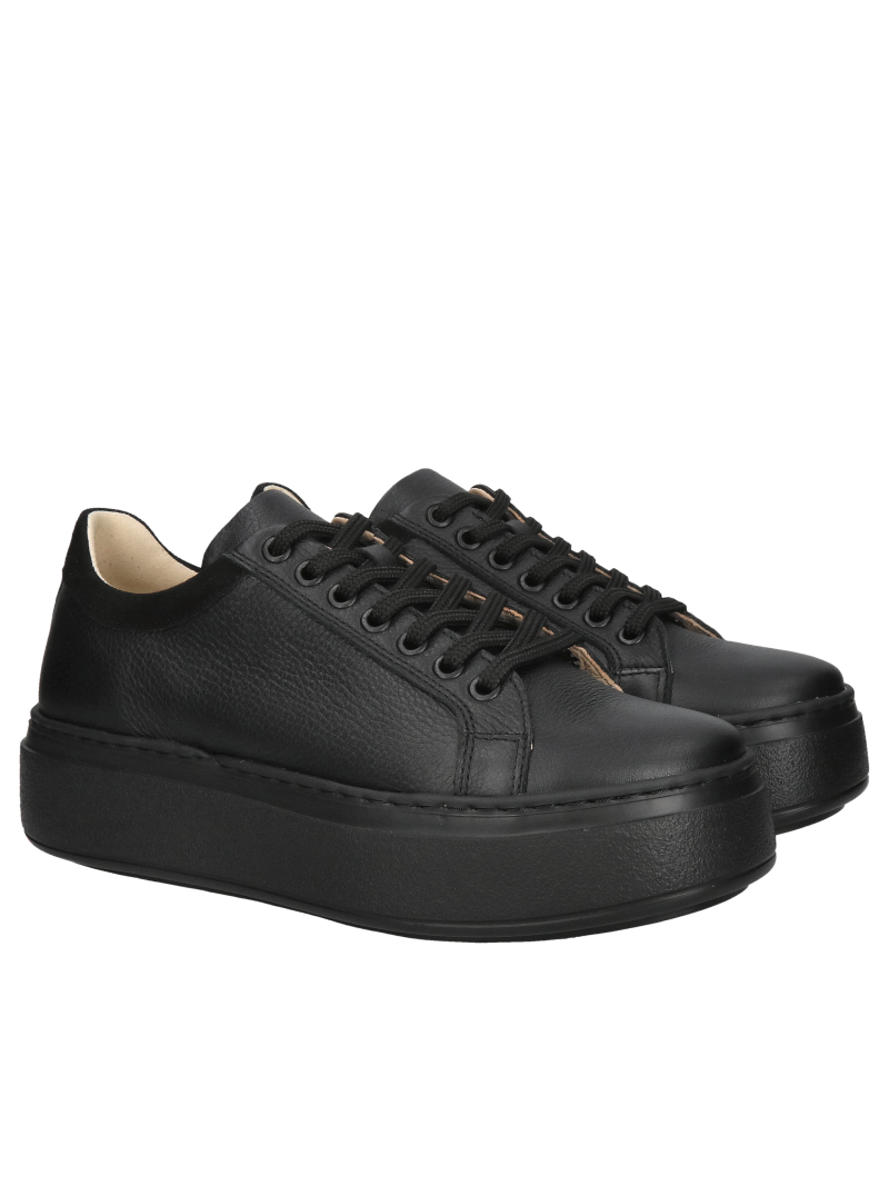 Women's leather ankle boots with wide uppers, Konopka shoes