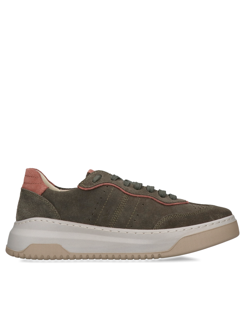 Comfortable women's suede sneakers