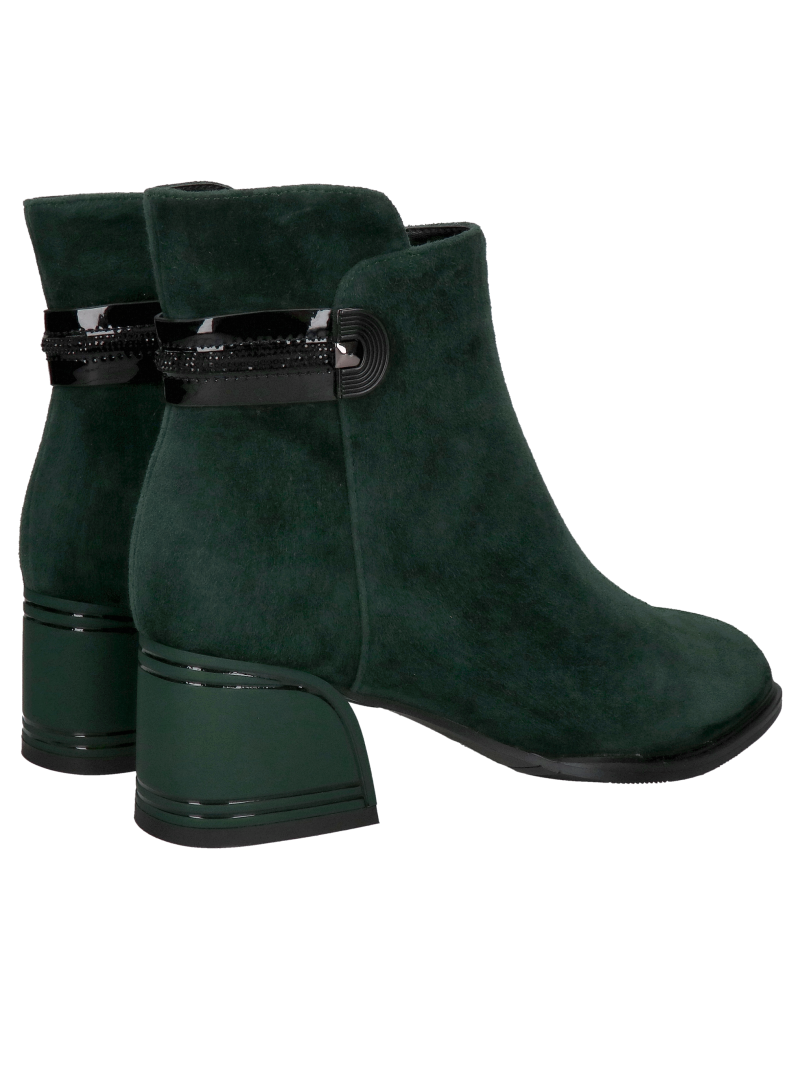 Loretta Vitale women's leather boots – elegant women's insulated suede boots with a heel