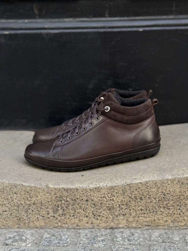 Men's insulated winter boots, men's lace-up boots, Conhpol men's boots, high cushioning and soft HOVERCRAFT sole, Konopka Shoes