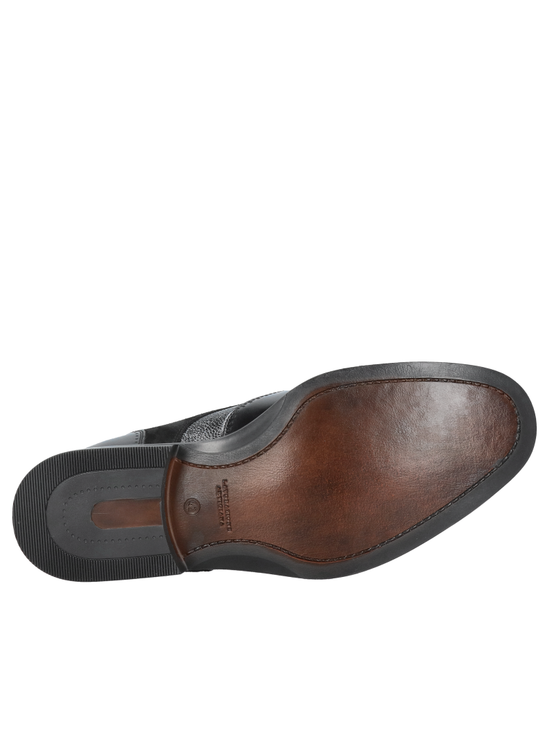 Height-increasing shoes, elegant height-increasing men's shoes, Polish leather footwear manufacturer Conhpol