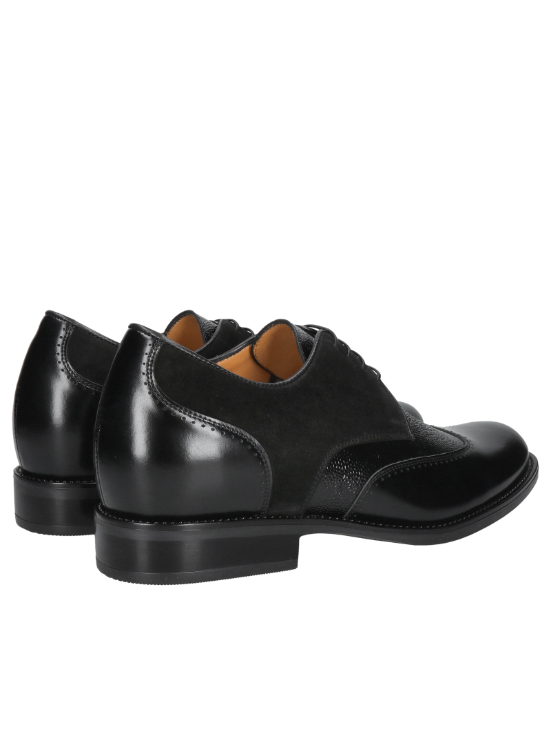 Height-increasing shoes, elegant height-increasing men's shoes, Polish leather footwear manufacturer Conhpol