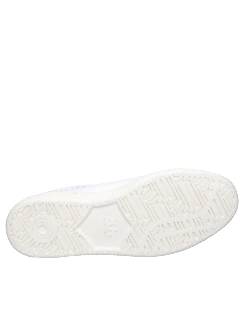 Men's sneakers, white sneakers made of natural leather, comfortable men's shoes