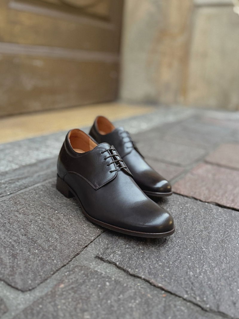 Elevator shoes for suits, elegant elevator shoes, men's shoes from a Polish manufacturer, Konopka Shoes