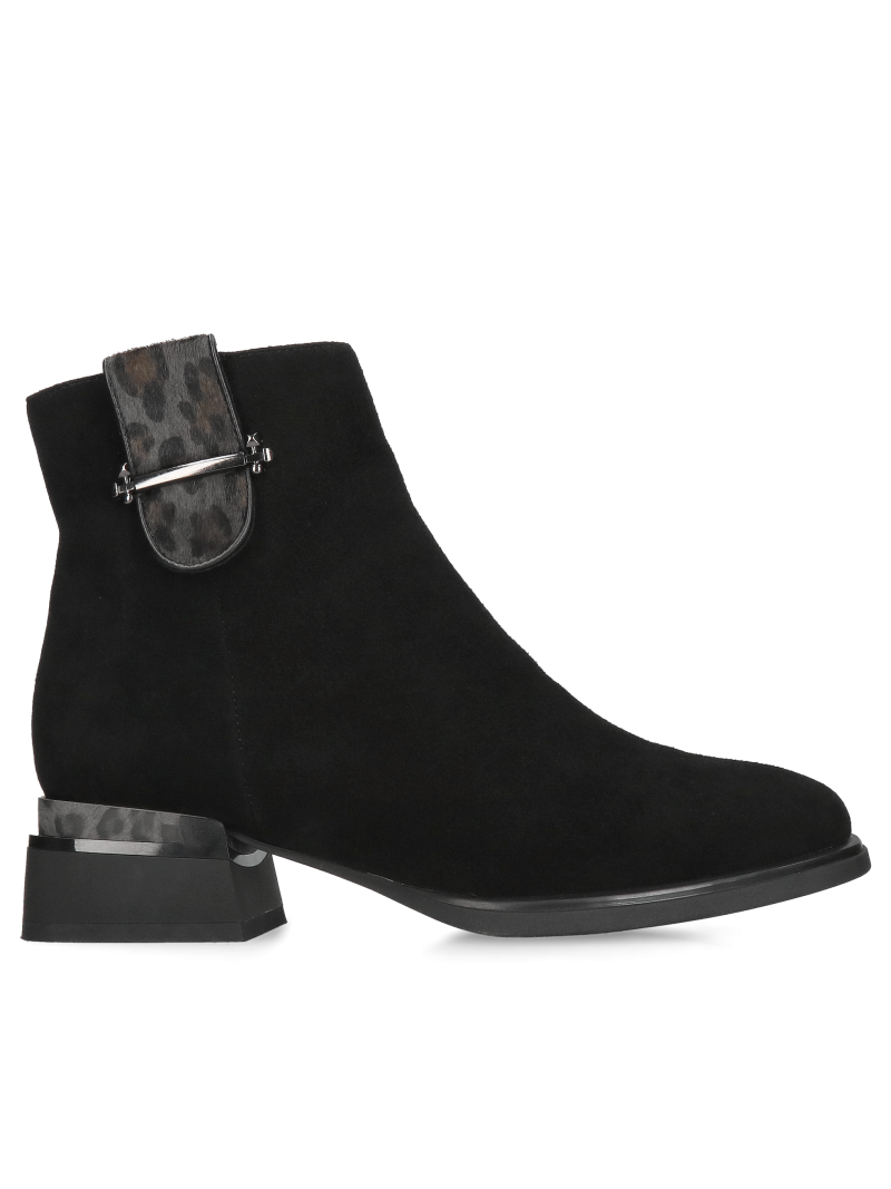 Women's suede ankle boots, comfortable women's shoes for winter, winter boots