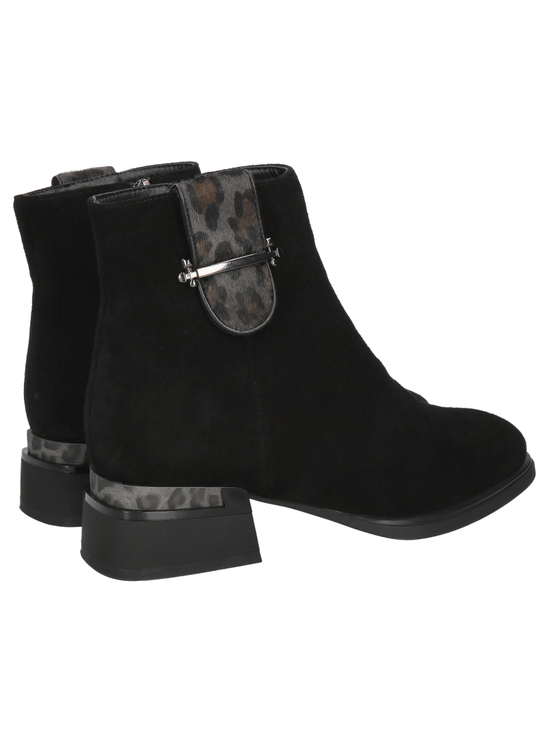 Women's suede ankle boots, comfortable women's shoes for winter, winter boots