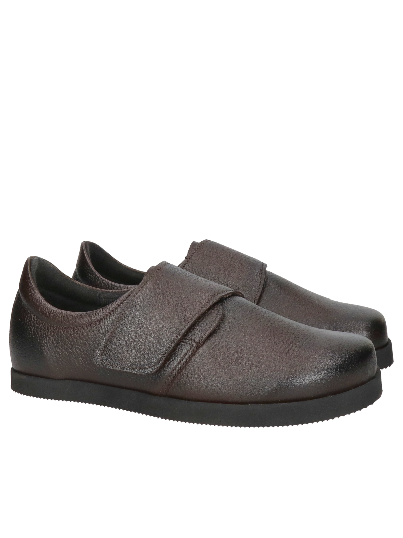 Brown women's barefoot shoes, comfortable and lightweight, made of natural leather, Polish barefoot manufacturer