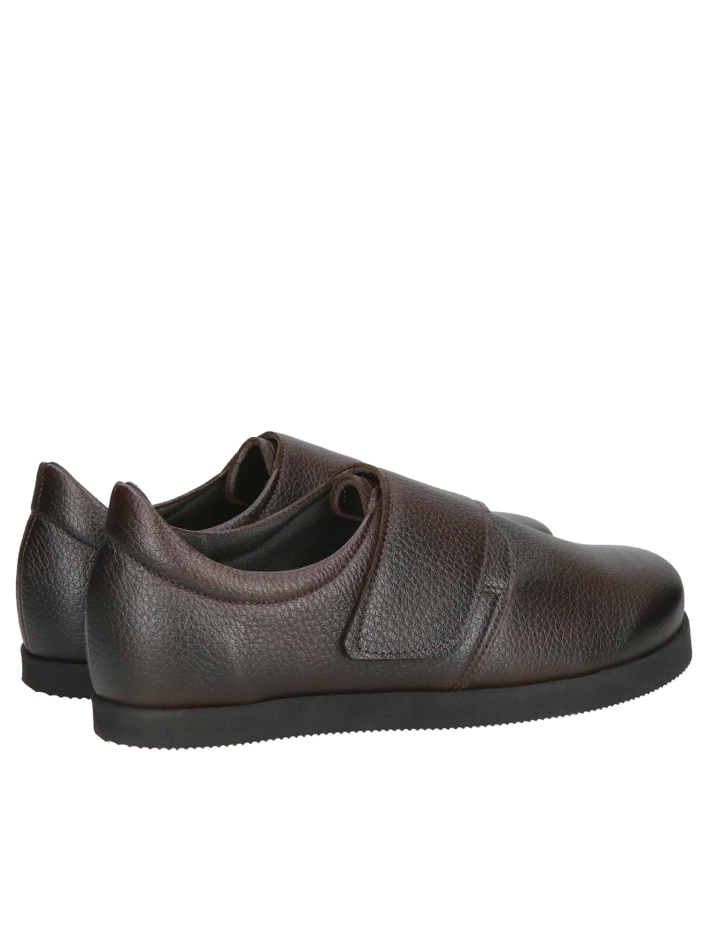 Brown women's barefoot shoes, comfortable and lightweight, made of natural leather, Polish barefoot manufacturer