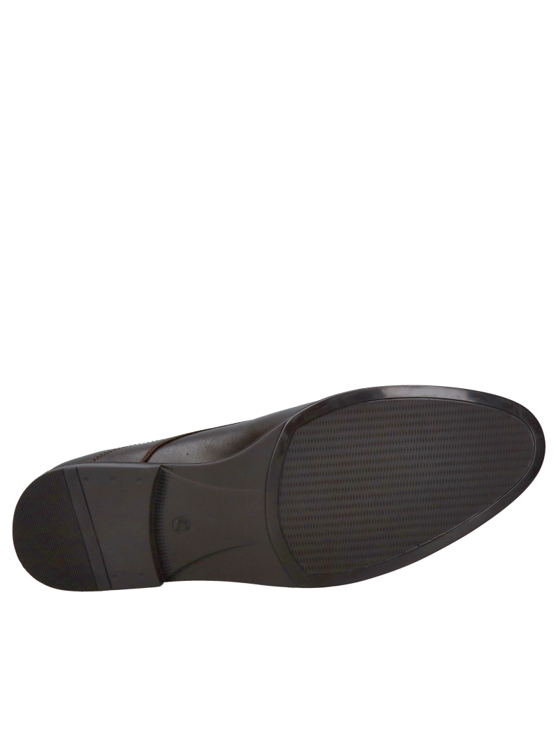 Brown men's dress shoes for suits, formal men's shoes from a Polish manufacturer