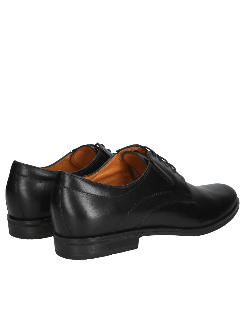 Men's formal black shoes for suits, comfortable men's shoes for suits from a Polish manufacturer, Konopka Shoes