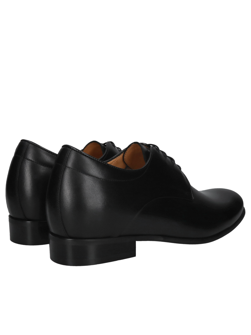 Height-increasing shoes, leather shoes with height increase, men's height-increasing shoes from a Polish manufacturer