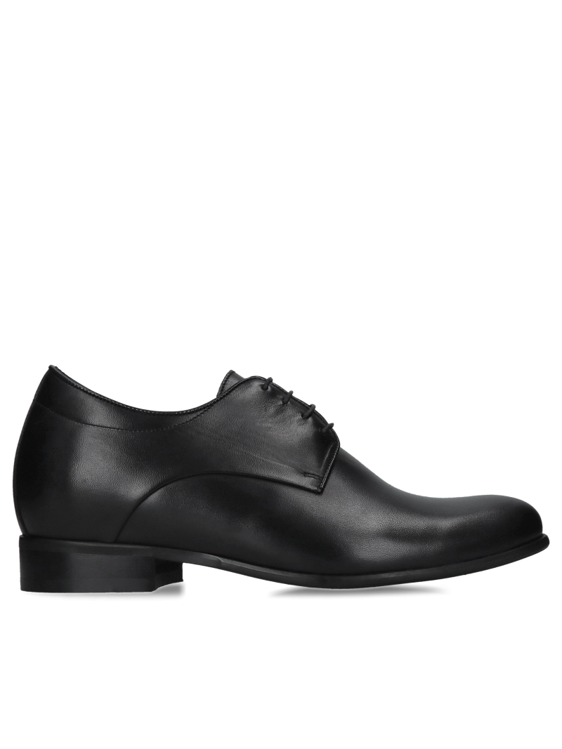 Height-increasing shoes, leather shoes with height increase, men's height-increasing shoes from a Polish manufacturer