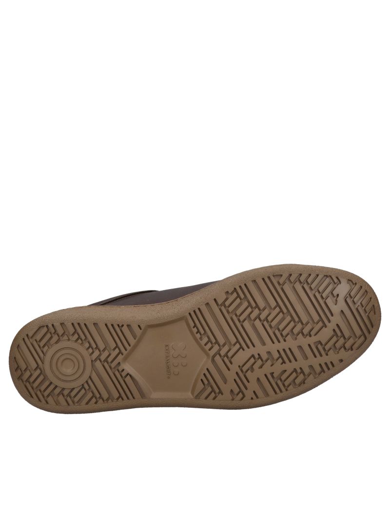 Men's brown leather sneakers, classic everyday men's shoes, comfortable and cozy, Konopka shoes