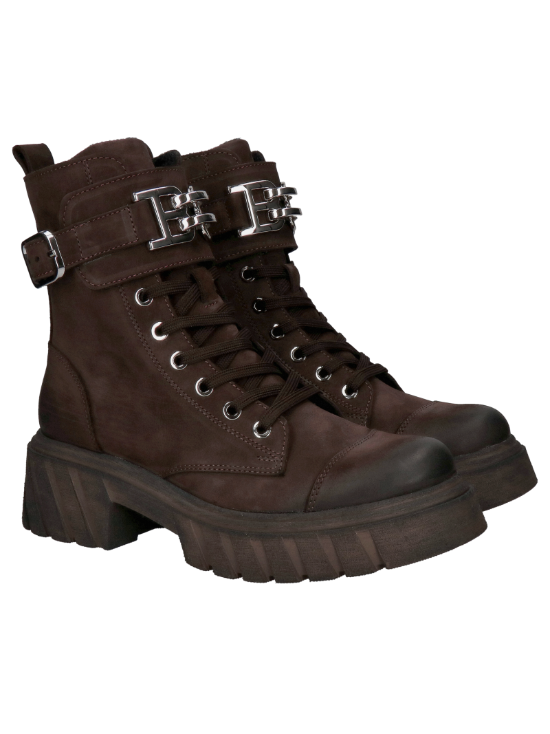 Women's winter boots with thick soles, chocolate brown women's winter boots, insulated women's boots