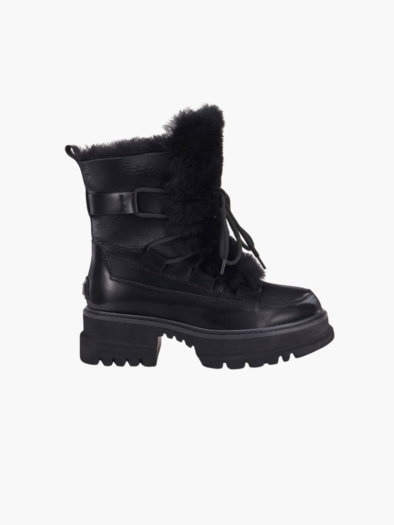 Insulated women's winter boots, comfortable warm boots with thick soles