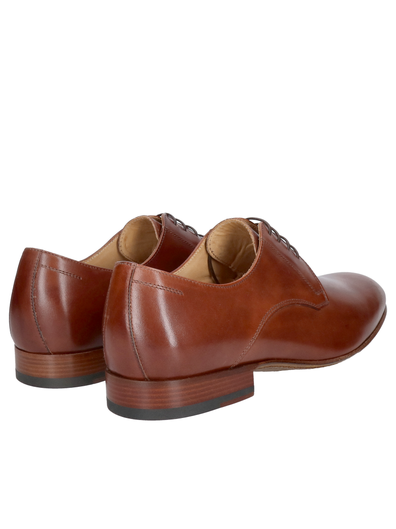 Men's derby shoes with leather soles, Polish manufacturer Conhpol, limited edition footwear