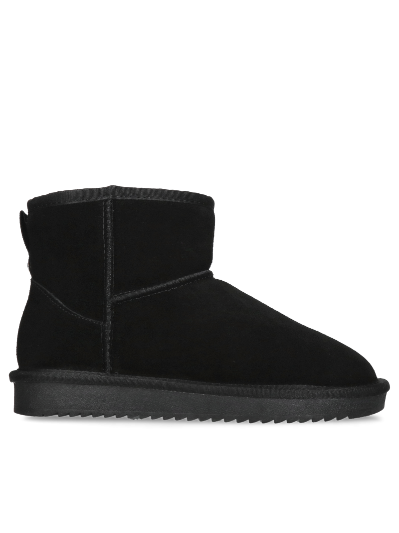 Women's natural leather snow boots, comfortable and warm for cold winters, Konopka shoes