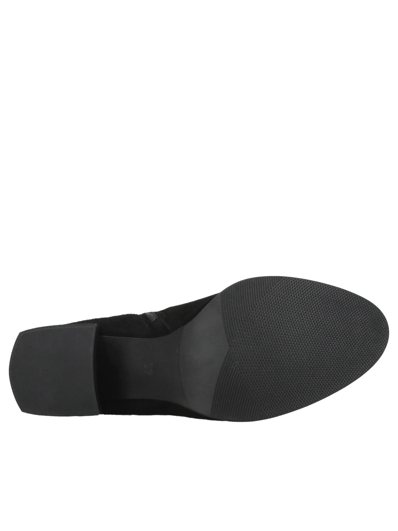 Elegant high ankle boots with low heels, women's suede leather ankle boots, suede ankle boots with heels