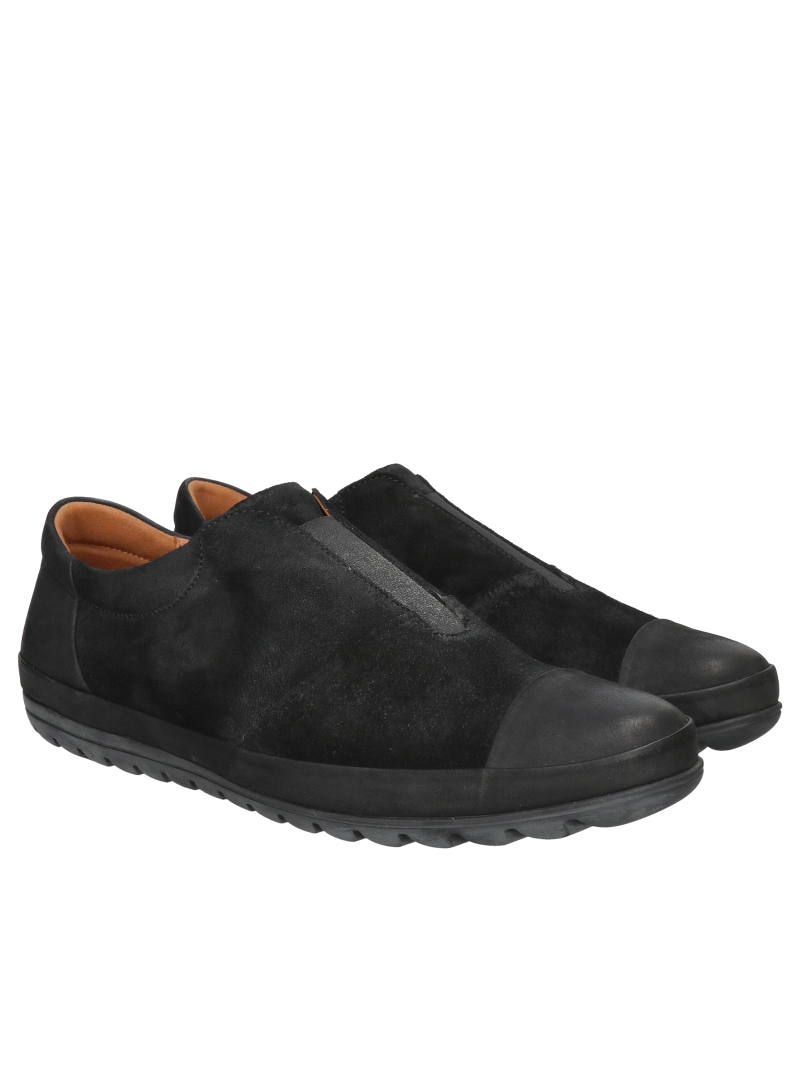 Men's everyday slip-on shoes, comfortable leather slip-on shoes from a Polish manufacturer