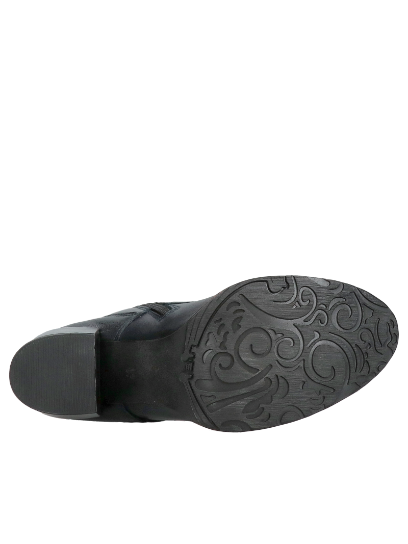 Women's lace-up heeled boots, comfortable lace-up leather boots