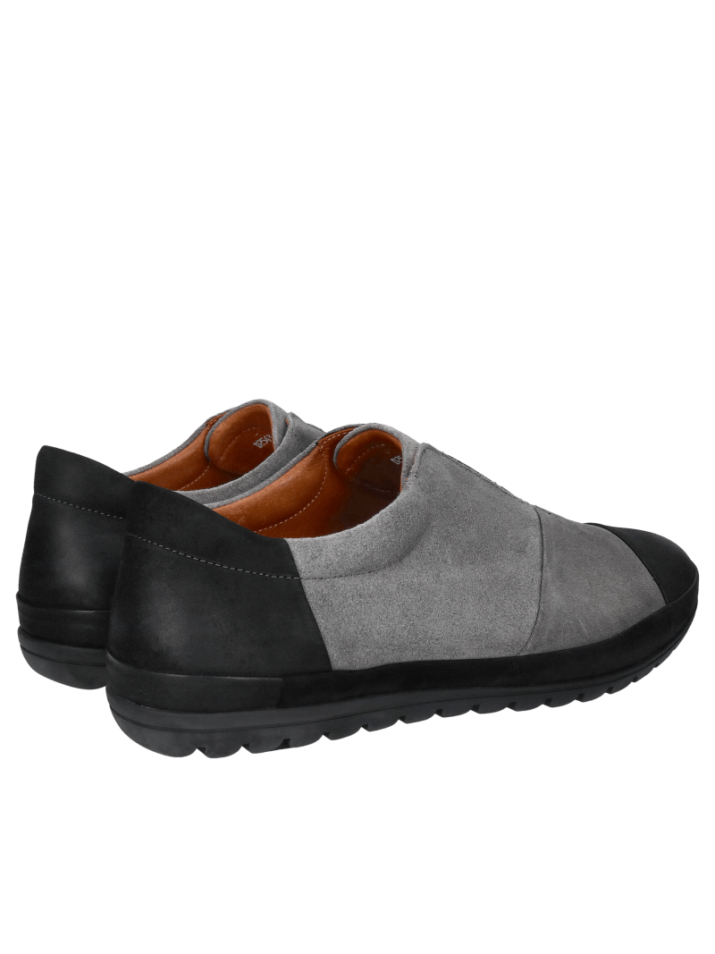 Comfortable men's leather slip-on shoes, men's suede leather shoes, Konopka Shoes