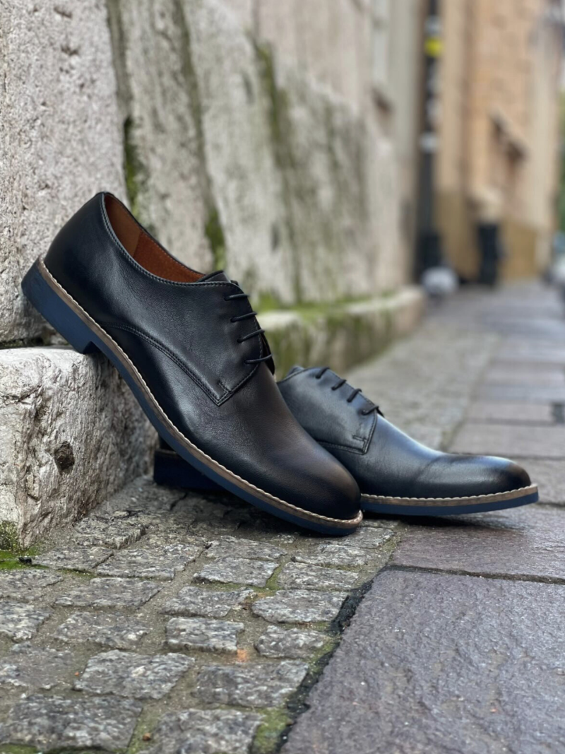 Men's everyday leather shoes, men's shoes with soft soles