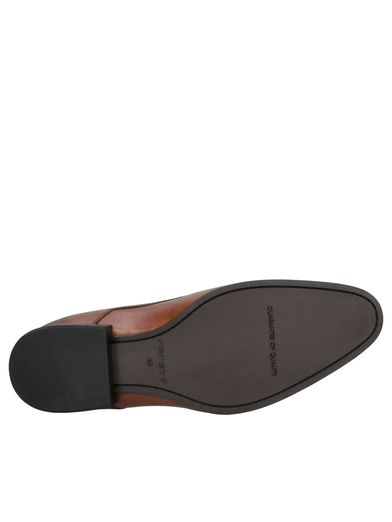 Men's shoes for weddings, to go with suits, brown elegant shoes made of natural leather, comfortable men's shoes