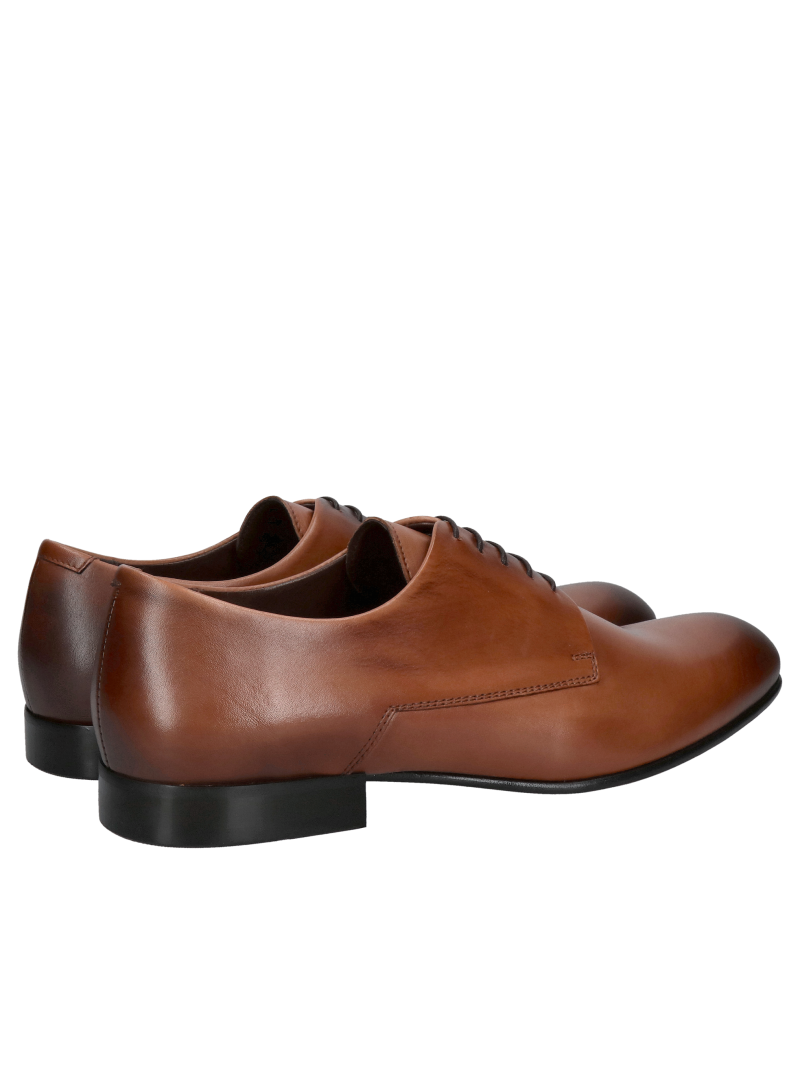 Men's shoes for weddings, to go with suits, brown elegant shoes made of natural leather, comfortable men's shoes