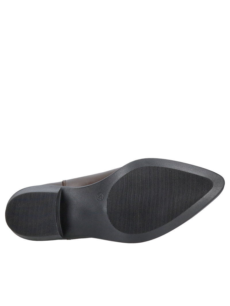 Chocolate leather cowboy boots, comfortable brown cowboy boots with a zipper at the back, Konopka Shoes