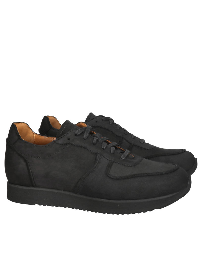 Men's leather sneakers, comfortable everyday sports shoes