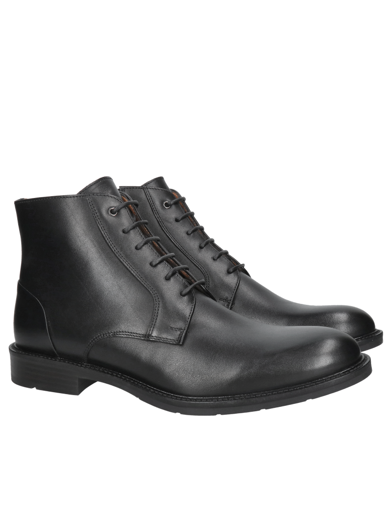 Elegant men's dress shoes, formal men's boots, unlined, Konopka Shoes