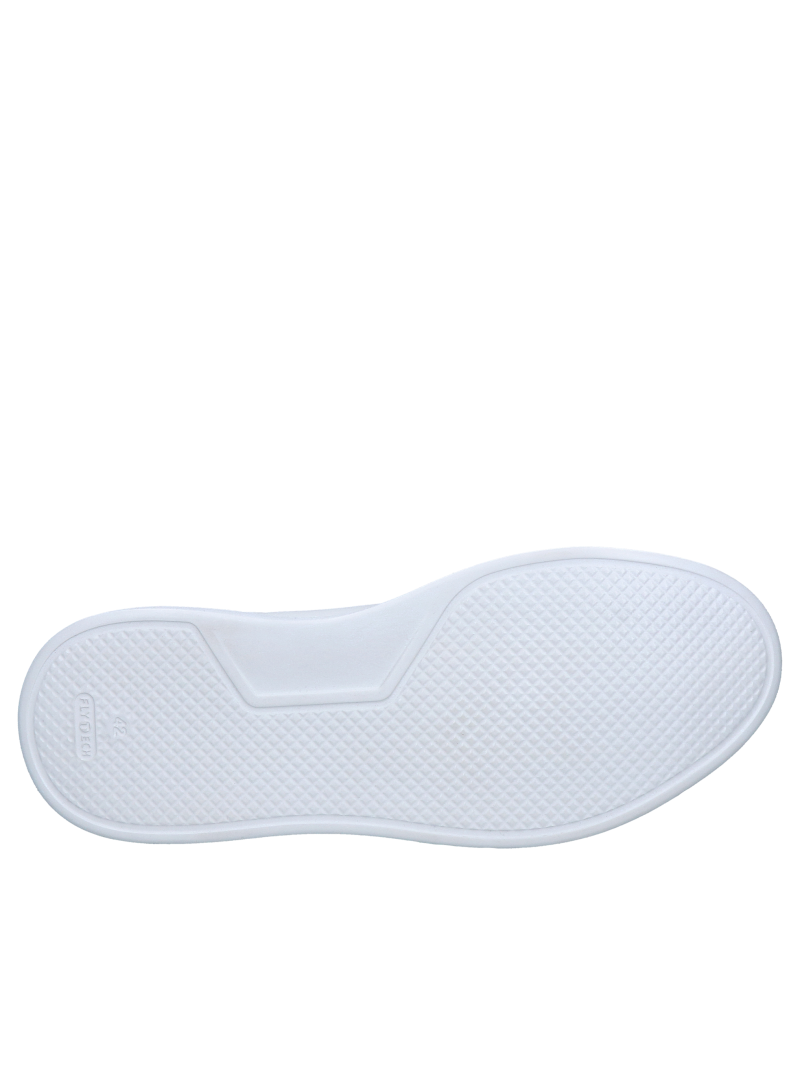 White men's sneakers with removable insoles, lightweight and soft